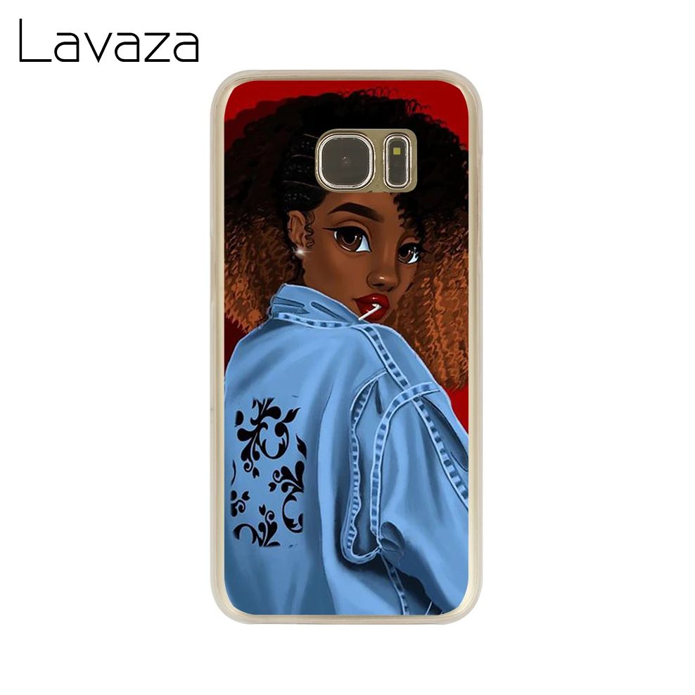Милый чехол Lavaza Afro Girls для samsung Galaxy S10 S10E S9 S8 Plus S7 S6 Edge &amp Note 8 9 | Мобильные телефоны и