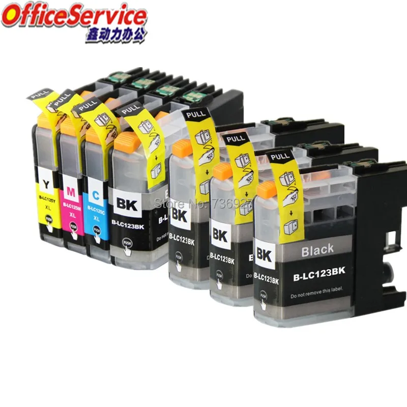 Совместимый картридж LC123 LC121 для принтера Brother J752DW J132W J152W J172W J650DW J870DW|ink cartridge|cartridge