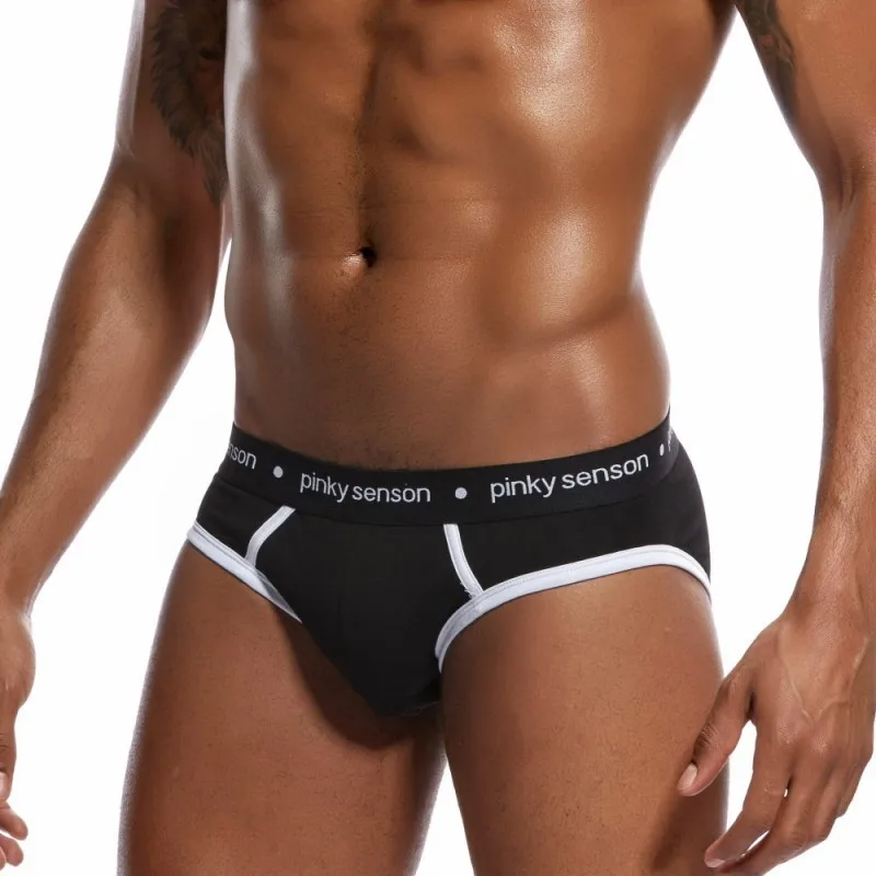 Мужское нижнее белье KWAN. Z ropa interior hombre однотонные мужские трусы с бантиком низкой