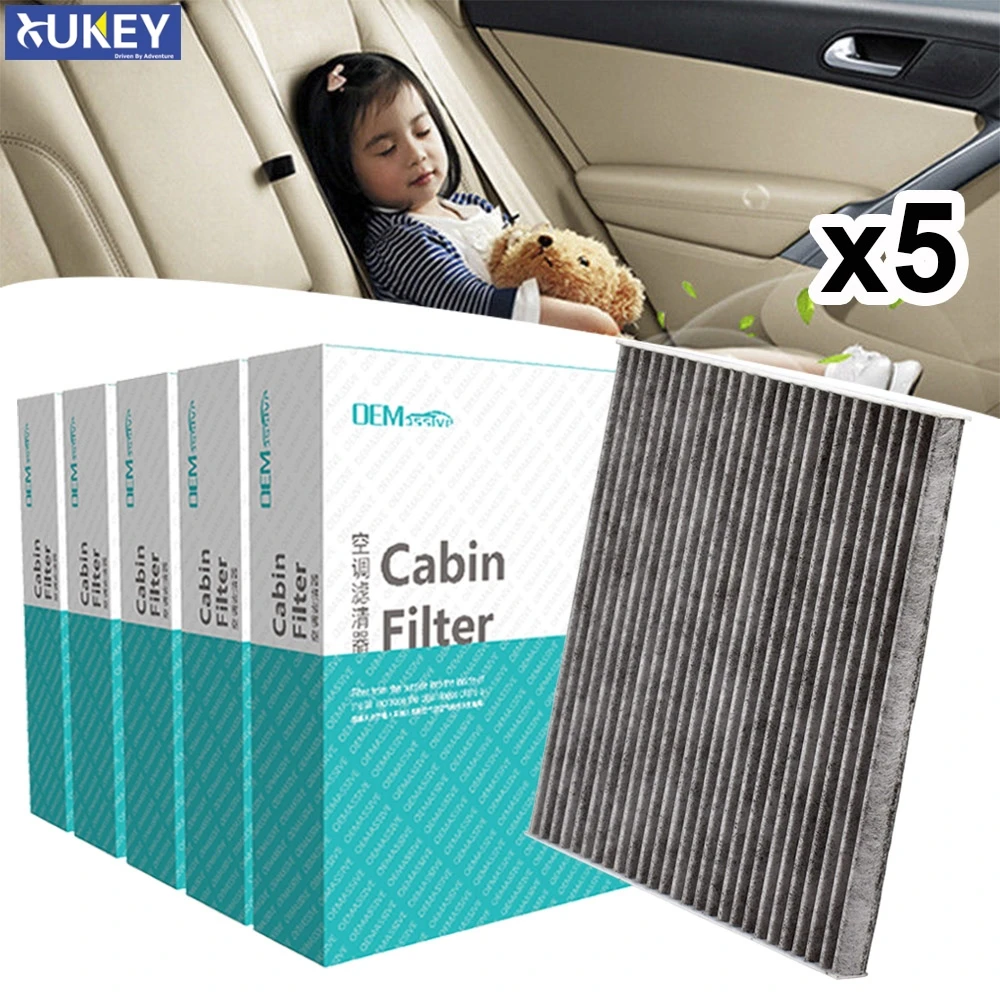5 шт. автомобильные аксессуары активированный углеродный воздушный фильтр