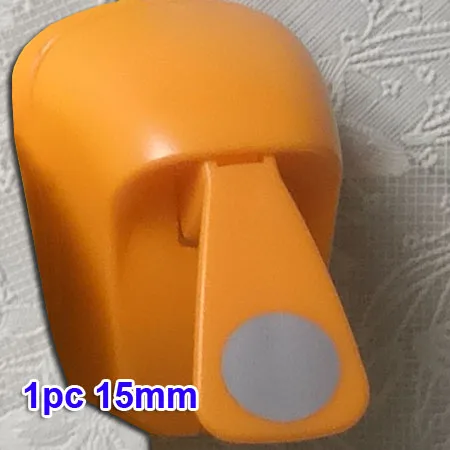 " 2" 1," 1" Круглый Дырокол в форме рукоделия, дырокол, резчик бумаги; Скрапбукинг, школьная бумага, Дырокол eva,, тиснение - Цвет: 1pc 15mm