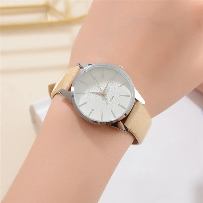 Montre Femme Топ Роскошные брендовые Для женщин часы женские кожаный ремешок