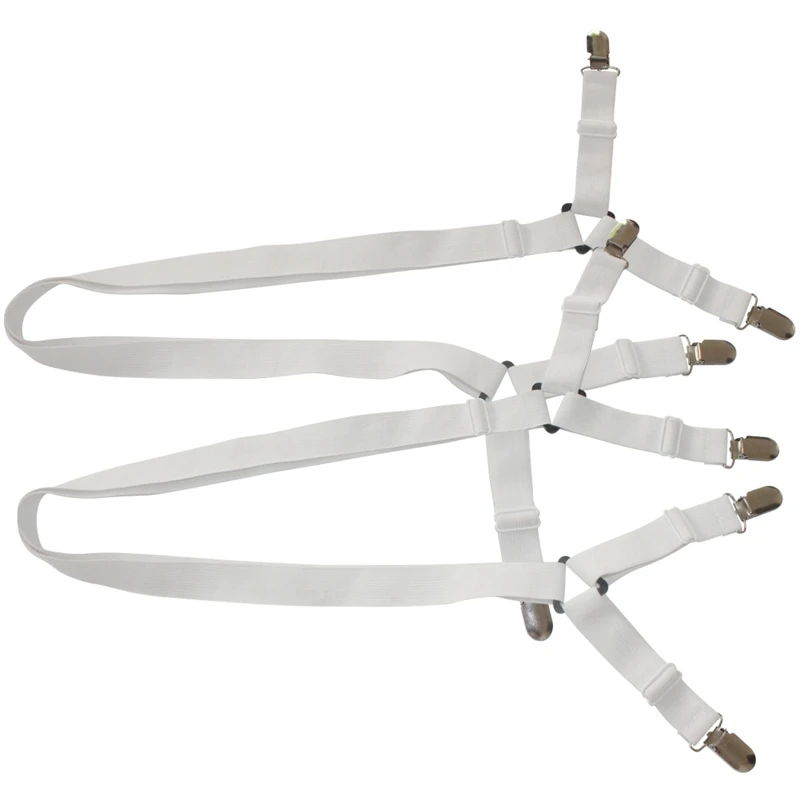 Регулируемый зажим для простыни 2 шт./лот нескользящий эластичный ремешок