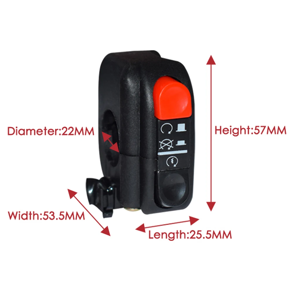 7/8&quot Motorcycle Handlebar Power Horn headlight Switch Assembly For BMW GS Honda Yamaha Suzuki|motorcycle handlebar switch assembly|motorcycle