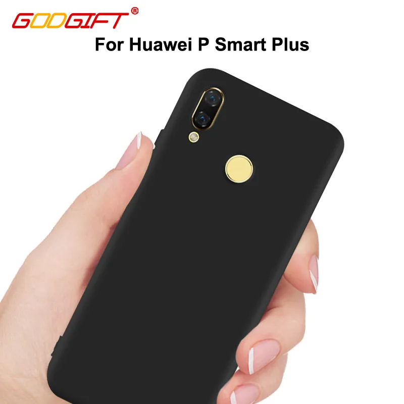 Чехол GodGift для Huawei P Smart Plus роскошный матовый чехол + силиконовый мягкий PSmart
