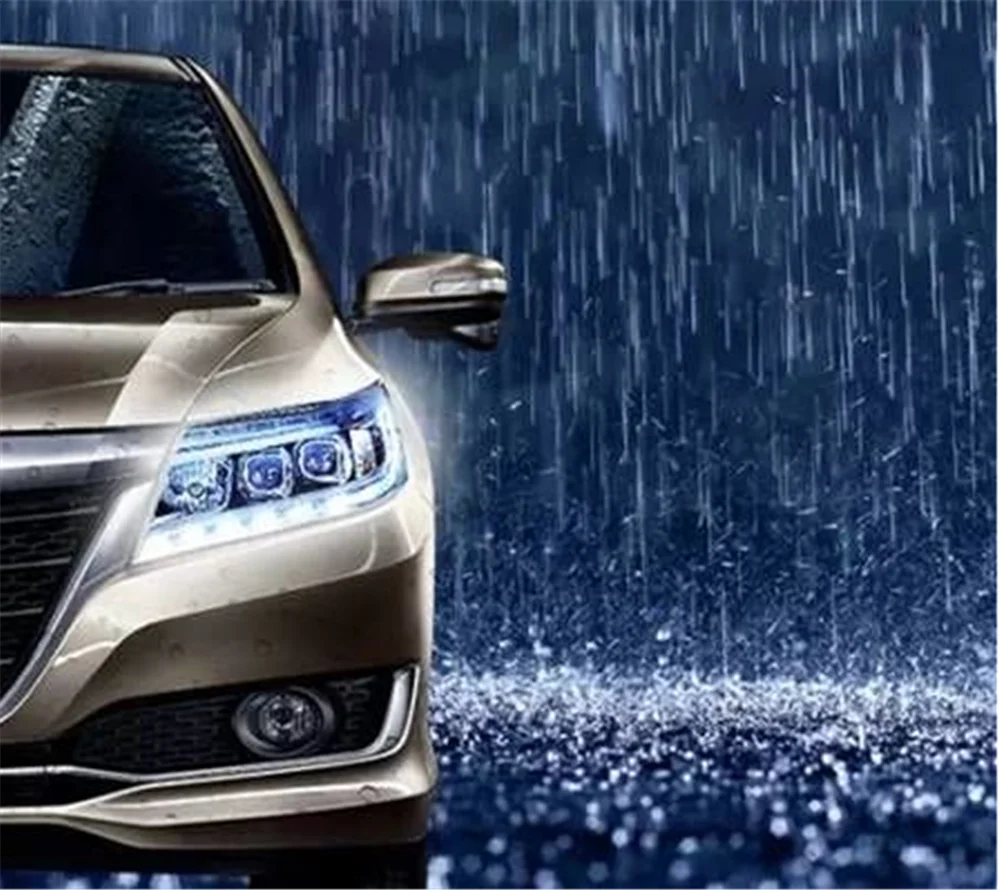 Автомобильное зеркало заднего вида дождевик HD полный экран Анти-туман нано