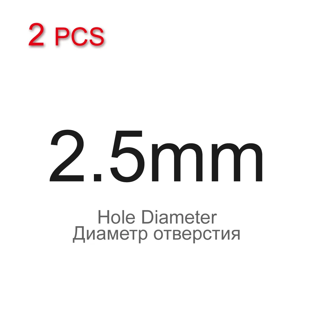Sanbest Кожа ремесло дырокол инструмент, Толстая сталь ремесленный круглый пояс бумага одежда из полотна пробивая DIY перфоратор AT00002 - Цвет: 2.5mm 2pcs