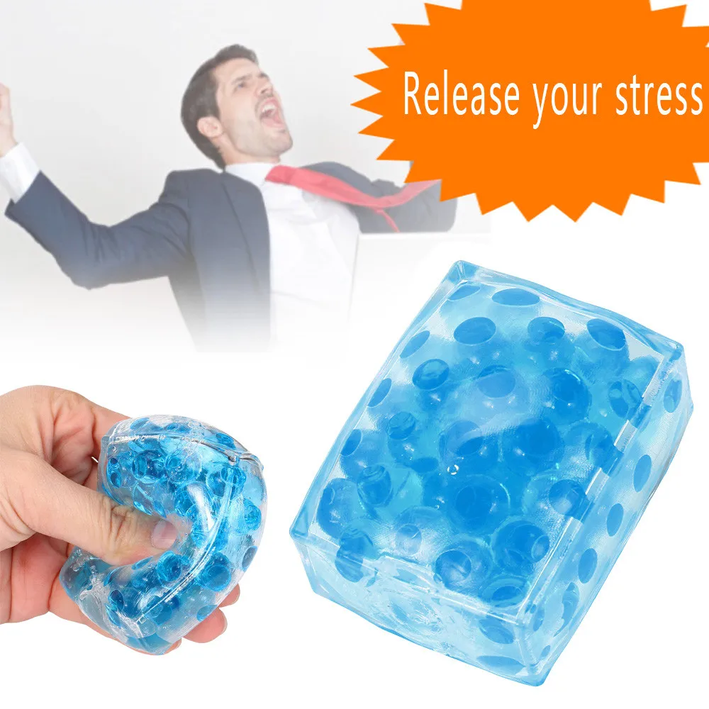 Squishies антистресс снятие стресса шарик мячик мягкие Забавные игрушки сжимаемая силиконовая форма для кубиков 25S8102 Прямая поставка