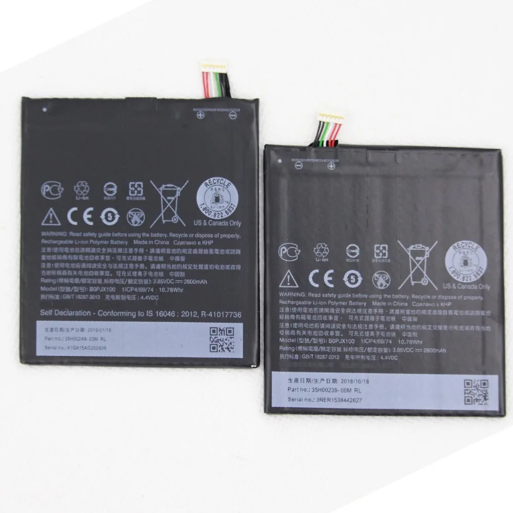 10 шт./лот Мобильная батарея B0PJX100 для HTC DESIRE D828 828U 828W One E9 + Plus BOPJX100 2800mah внутренняя