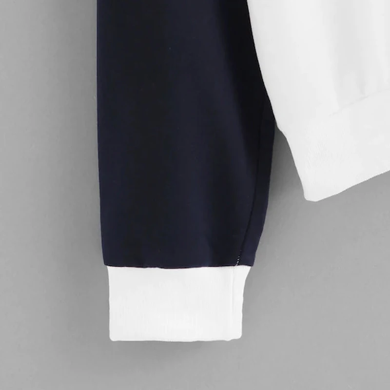 Хит продаж Женский Топ толстовка с круглым воротником и длинным рукавом принтом