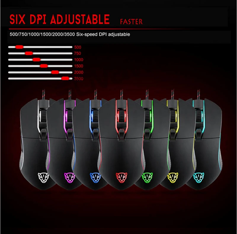 Motospeed V30 RGB игровая мышь для геймера Программирование 3500 dpi USB компьютерная Wried оптическая мышь с подсветкой дыхательный светодиодный для ПК ноутбука Gam