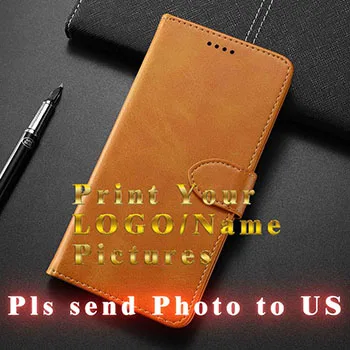 Персонализированный Чехол для телефона из искусственной кожи Lenovo K5 Note Play Name Custom