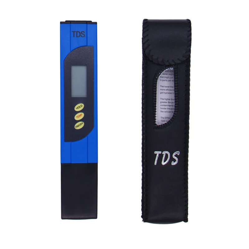 Лидер продаж, тестер чистоты воды, измеритель ph tds для аквариума, 0-9999ppm монитор, титановый зонд, большой экран 10