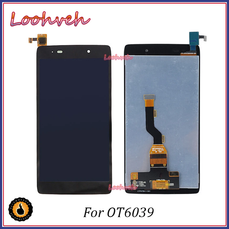 ЖК дисплей 4 7 дюйма для Alcatel One Touch Idol 3 OT6039 6039 6039Y с сенсорным экраном дигитайзер