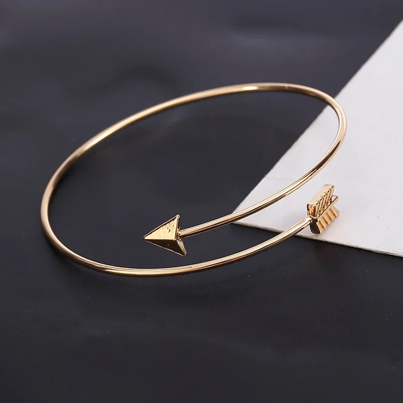 2019 Hot New Fashion Adjustable Bilezik Cuff Opening Bracelets Bangles for Women Gift Trendy Gold Silver Bracel | Украшения и