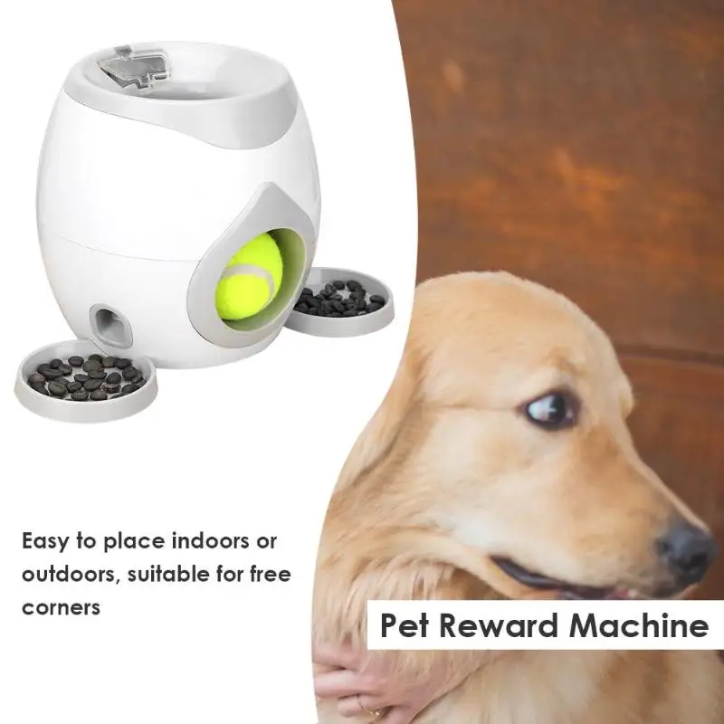 Intelligence Series Dog Tennis Ball Toys Fetch Launcher Reward Automatic Throwing Machine Pet Throw Device Emission | Дом и сад