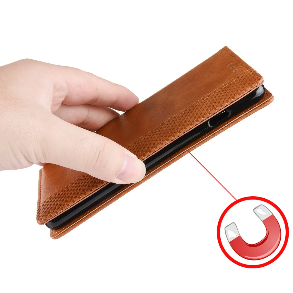 Luxury Retro Slim Flip PU Leather Cover for OnePlus 6T One Plus6T 1+6T Case A6010 A6013 Wallet Card Stand Magnetic Book | Мобильные