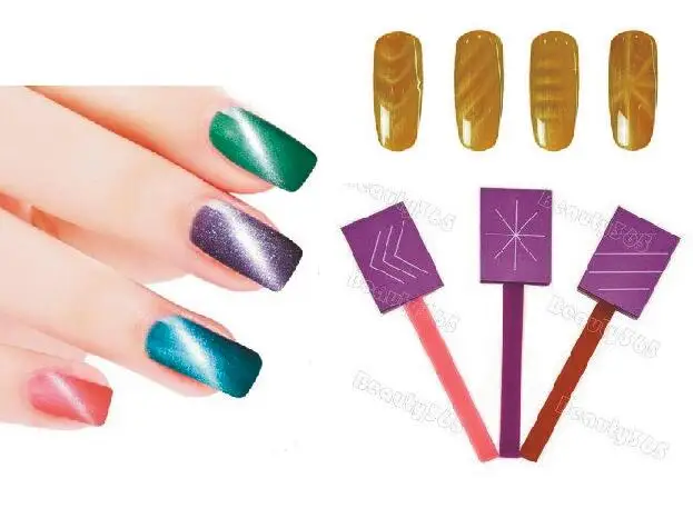 1 шт./лот полосы Волшебный Магнит Стик для кошачий глаз гель ногтей Дизайн Маникюр