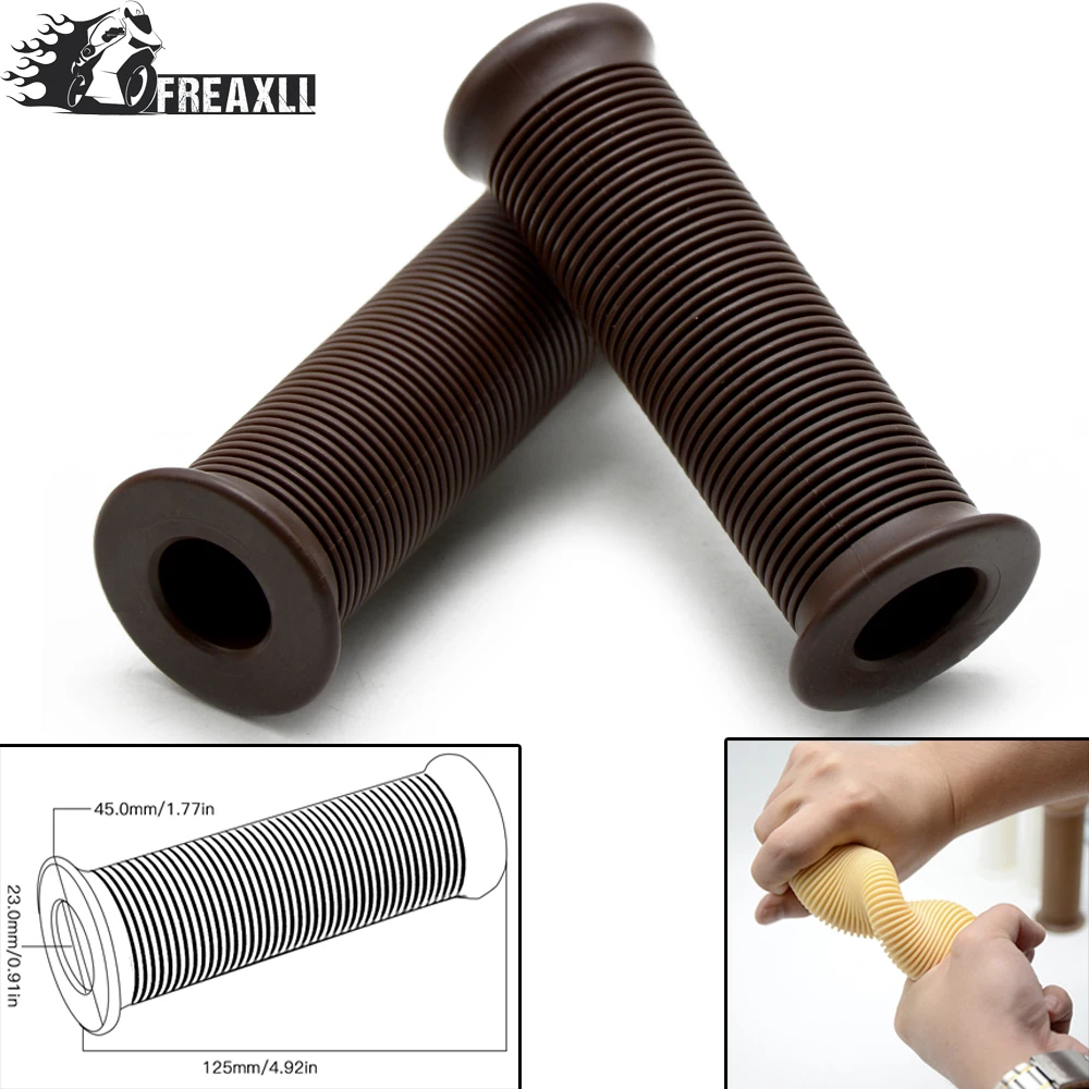 Рукоятка для мотоцикла ручка резиновый стержень гелевая ретро резиновые