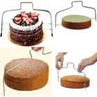 Регулируемый провод торт ломтерезка выравниватель резак для теста и пиццы Триммер Инструменты Нержавеющаясталь Кухня Инструменты для тортов