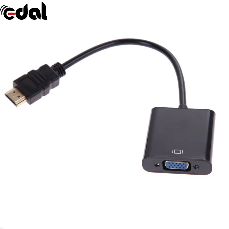 Адаптер переходник EDAL с Micro Mini HDMI на VGA штырь гнездо аудиошнуром|Кабели VGA| |