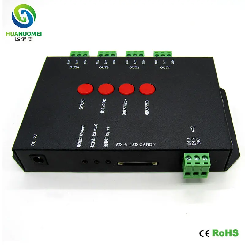 Светодиодный пиксельный контроллер для sd карты Женский полноцветный