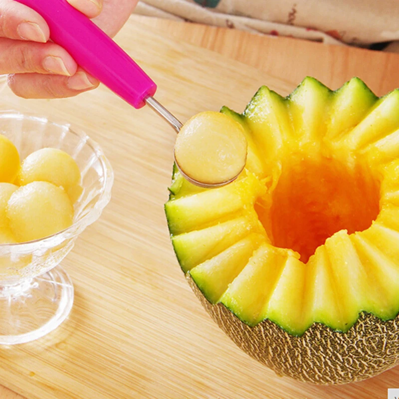 Новый нож для резьбы по фруктам арбузный Баллер мороженого лопатка ложка