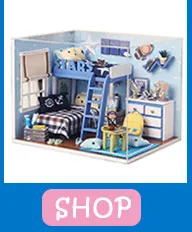 Мини muñeca Casa de игрушка "сделай сам" miniatura 3D de casa de muñecas de madera из miniatura muebles regalo театр V1-V3