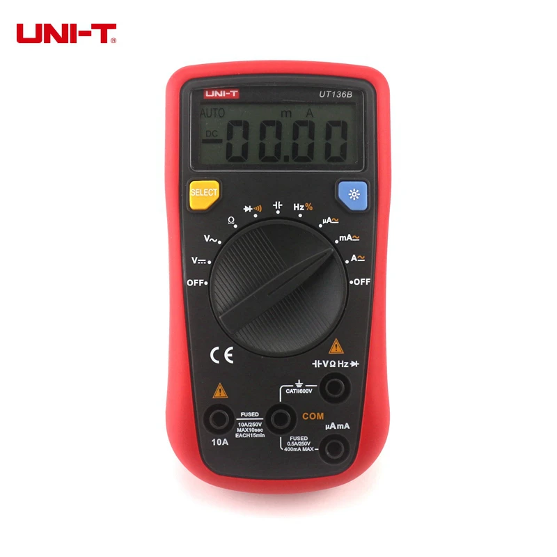 UNI T UT136B мини Автоматический диапазон Ручные Цифровые мультиметры
