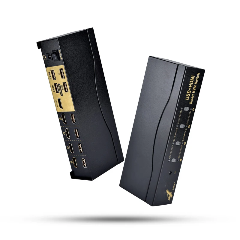 4 порта smart HDMI переключатель KVM 4 в 1 из usb-мышь клавиатура обмен дистрибьютор с кабелем
