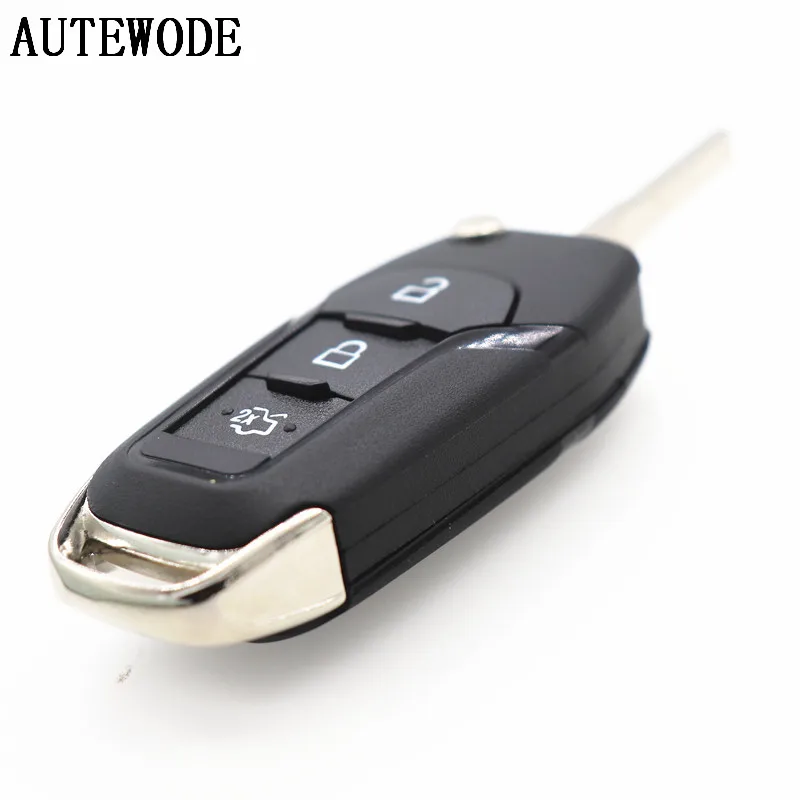 AUTEWODE Сменный Чехол для пульта дистанционного управления подходит Ford focus 3 кнопки