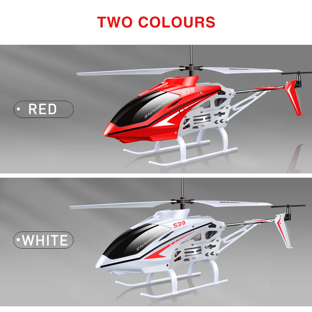 Оригинальный Syma S39 2 4G 3CH RC вертолет с гироскопом светодиодный алюминиевый пульт