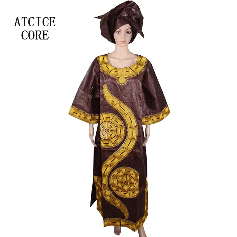 Африканские платья для женщин модный дизайн новое платье с вышивкой в