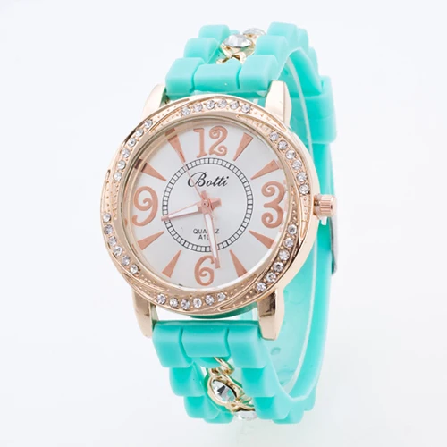 2017 Женские Часы женщины Одеваются часы люксовый бренд силиконовые Наручные