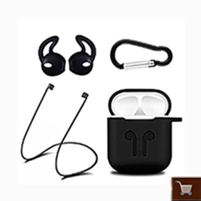 EKIND защитный чехол для Apple Airpods, силиконовый чехол для AirPods, чехол для зарядки, Бесплатный Шнур, гарнитура для Airpods, чехол