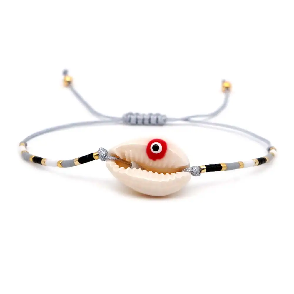 Go2boho браслет от сглаза браслет MIYUKI ювелирные изделия для женщин Pulseras Mujer Perles Мода Bileklik ручной работы Летний пляж - Окраска металла: MI-B190130E