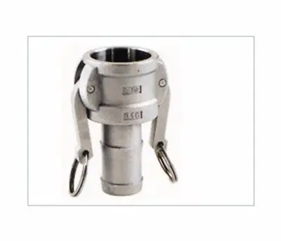 

3" Hose Tail Barb 304 Stainless Steel Type C Socket Camlock Fitting Cam and Groove Coupler