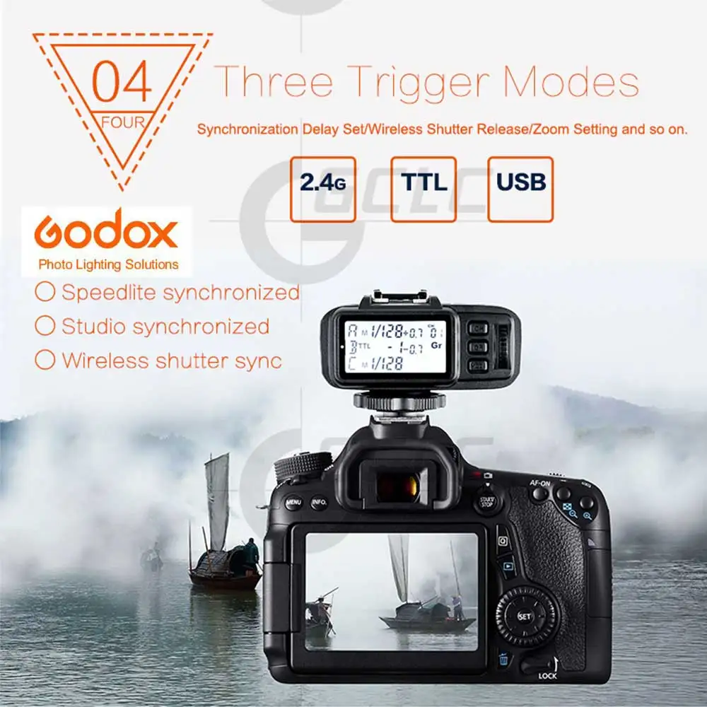 Godox X1t c x1t s триггера передатчик с Xtr16 приемник для Canon ttl 2 4 г Беспроводной sony Fujifilm