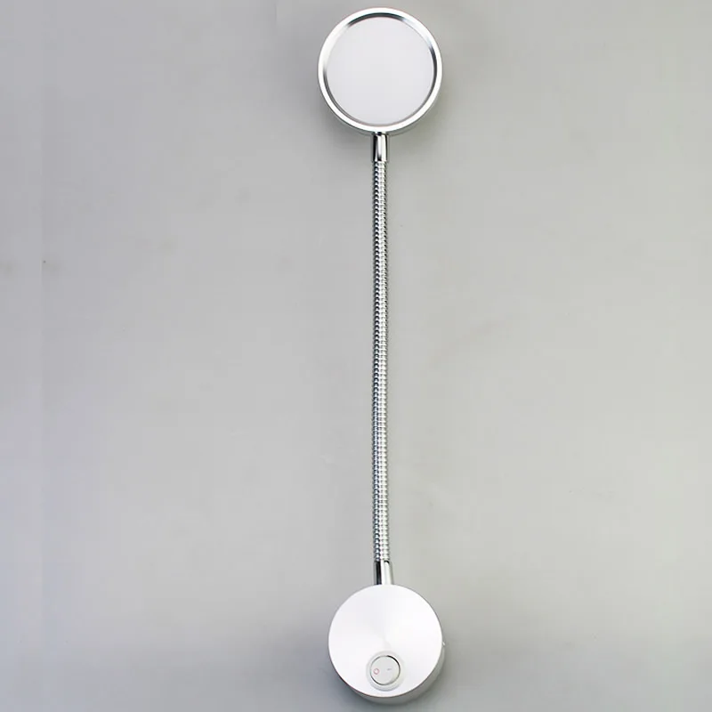 Apextech LED настольная настенная лампа Гибкая металлическая трубка 7 Вт отельный