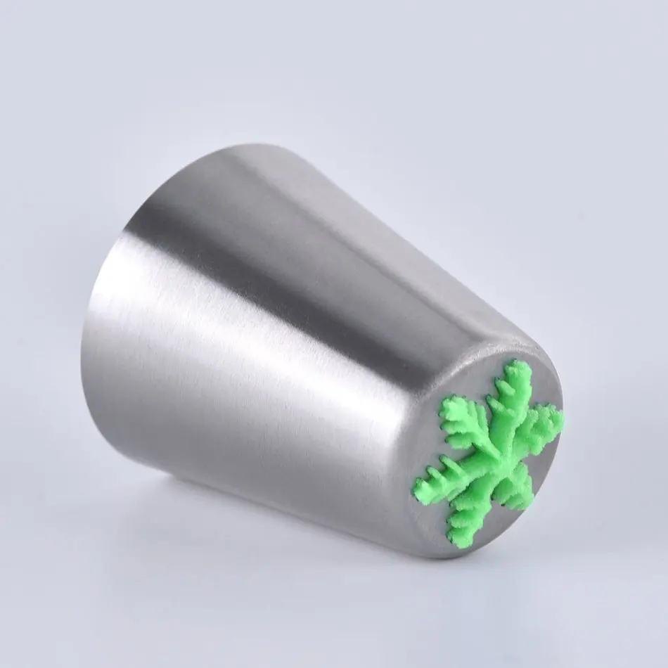 1 шт. декоративный десерт из нержавеющей стали с изображением снежинок | Дом и сад