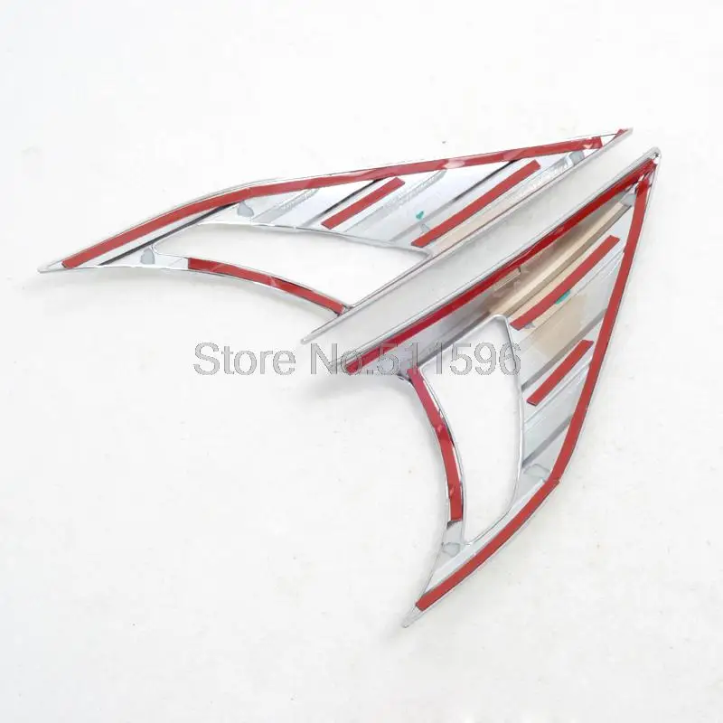 Накладка на переднюю фару Nissan Qashqai 2015 2016 2017 2 шт./компл.|lamp hood|trim covertrim chrome |
