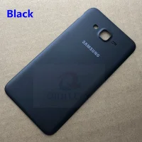 Черный Для SAMSUNG Galaxy J3 J5 J7 J300 J500 J700 Задняя крышка батареи задняя дверь корпус чехол для SAMSUNG J3 J5 J7 задняя крышка - Цвет: Черный