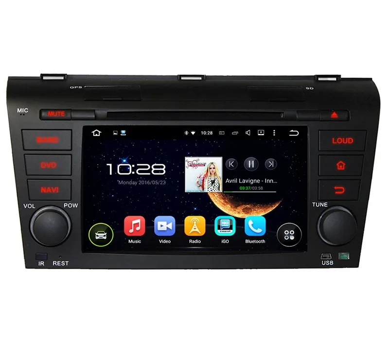 7 &quotавтомобильный dvd плеер на основе Android с BT GPS WIFI Canbus аудио Радио стерео