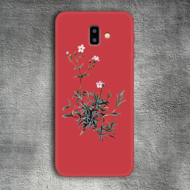 15 Цветной чехол для телефона с отверстиями для samsung Galaxy J4 J6 EU Plus, мягкие силиконовые Матовые чехлы для Galaxy J5 J7 Prime - Цвет: 15