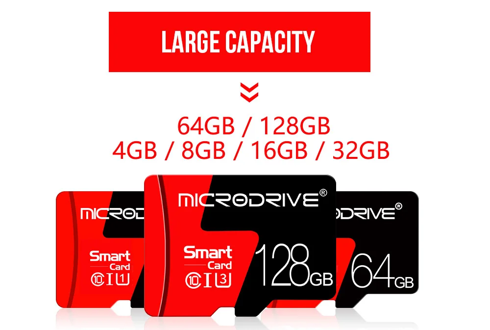 Карта памяти класса 10 8 ГБ 16 ГБ 32 ГБ micro sd карта 64 Гб 128 ГБ tarjeta microsd 32 Гб mini TF карта 4 Гб флэш-накопитель с бесплатным адаптером
