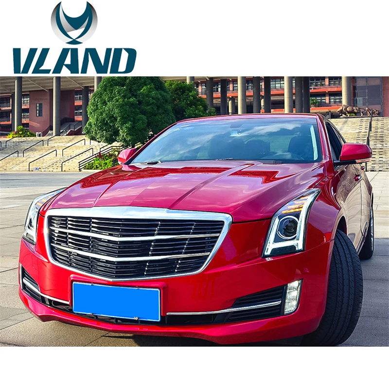 VLAND завод для автомобильных головных ламп Cadillac Atsl светодиодные фары DRL H7