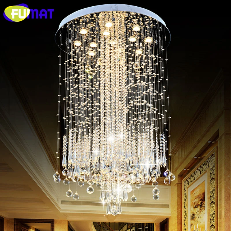 FUMAT новый стиль Хрустальные потолочные светильники для лестницы современные