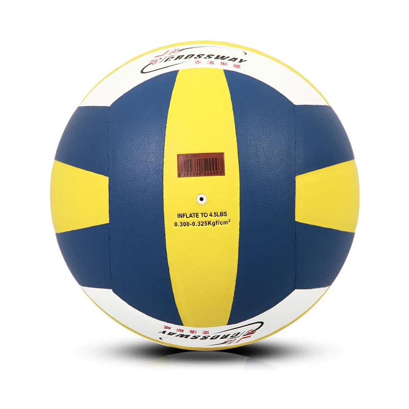 

CROSSWAY Official Size 5 Soft Touch Indoor Compitition Training Beach Volleyball Game Ball Superfine Fiber Volley Ball