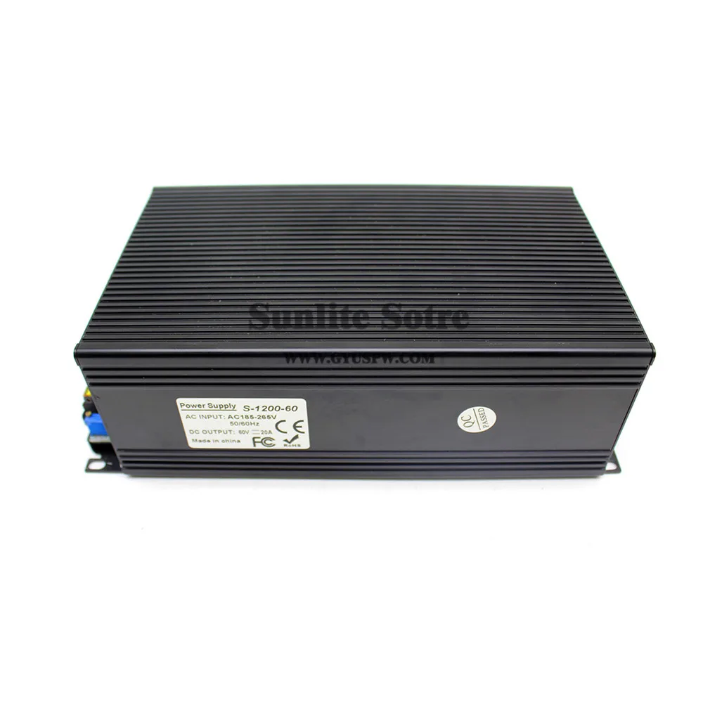 Переменная 1200 Вт 20a 60v DC Питание блок Трансформатор 110V 220V AC DC60V драйвер Источники питания для фрезерный станок с чпу шаговый двигатель подвесной светильник