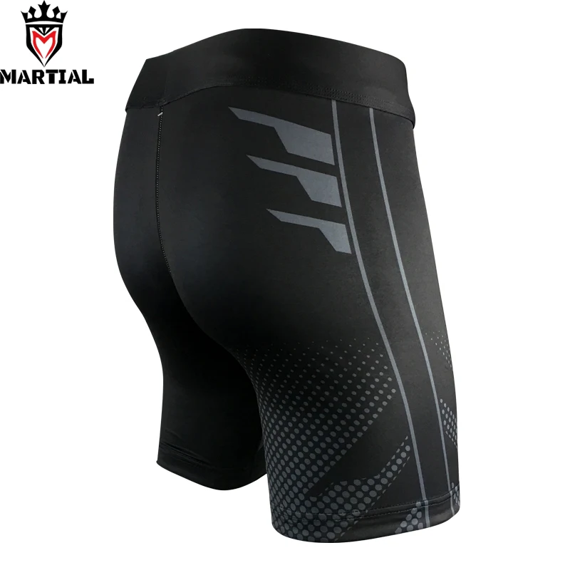 Боевые: новое поступление черные/серые Компрессионные шорты быстросохнущие для